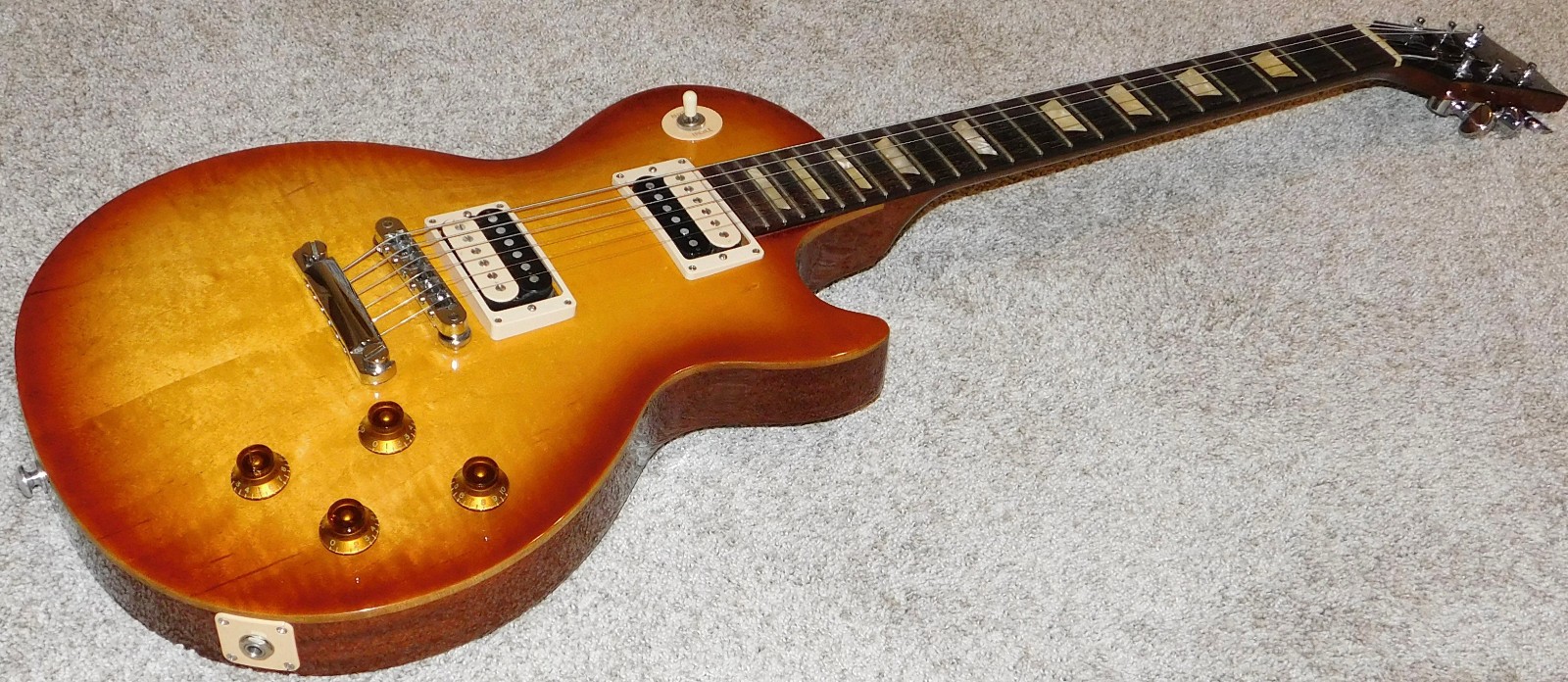 Gibson Les Paul Studio Deluxe III Electric Guitar 2015 Honey Burst
