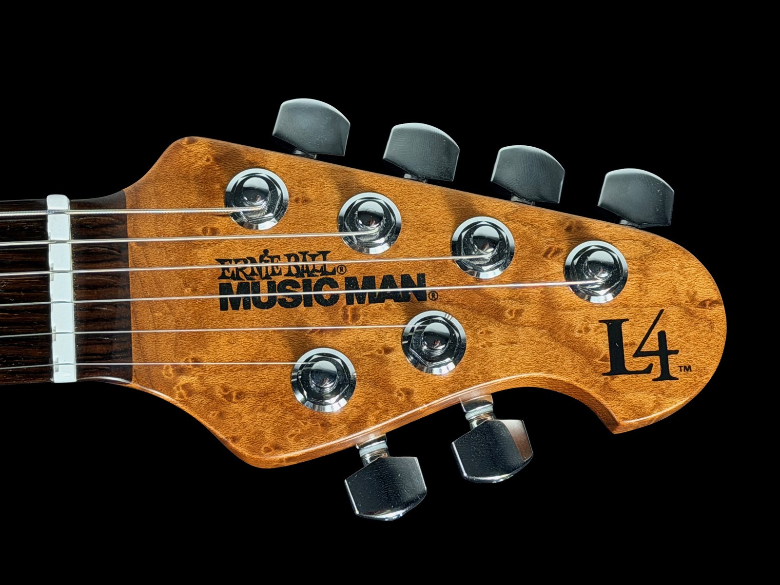 2023 ERNIE BALL MUSIC MAN LUKE IV QUILT TOP ~ GATOR BURST
