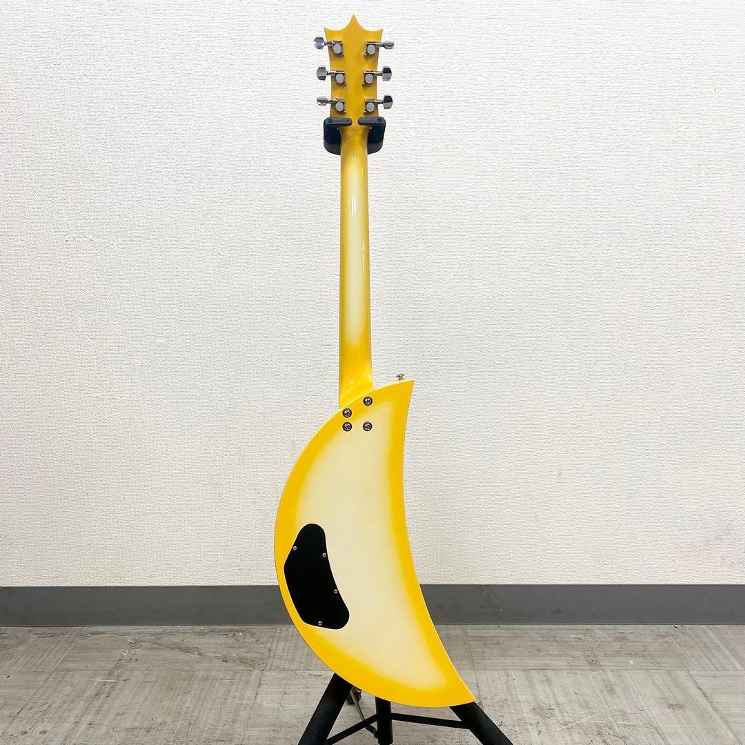 Electric Guitar Kawai Moonsault MS-21C Yellowburst Moon Shape Body