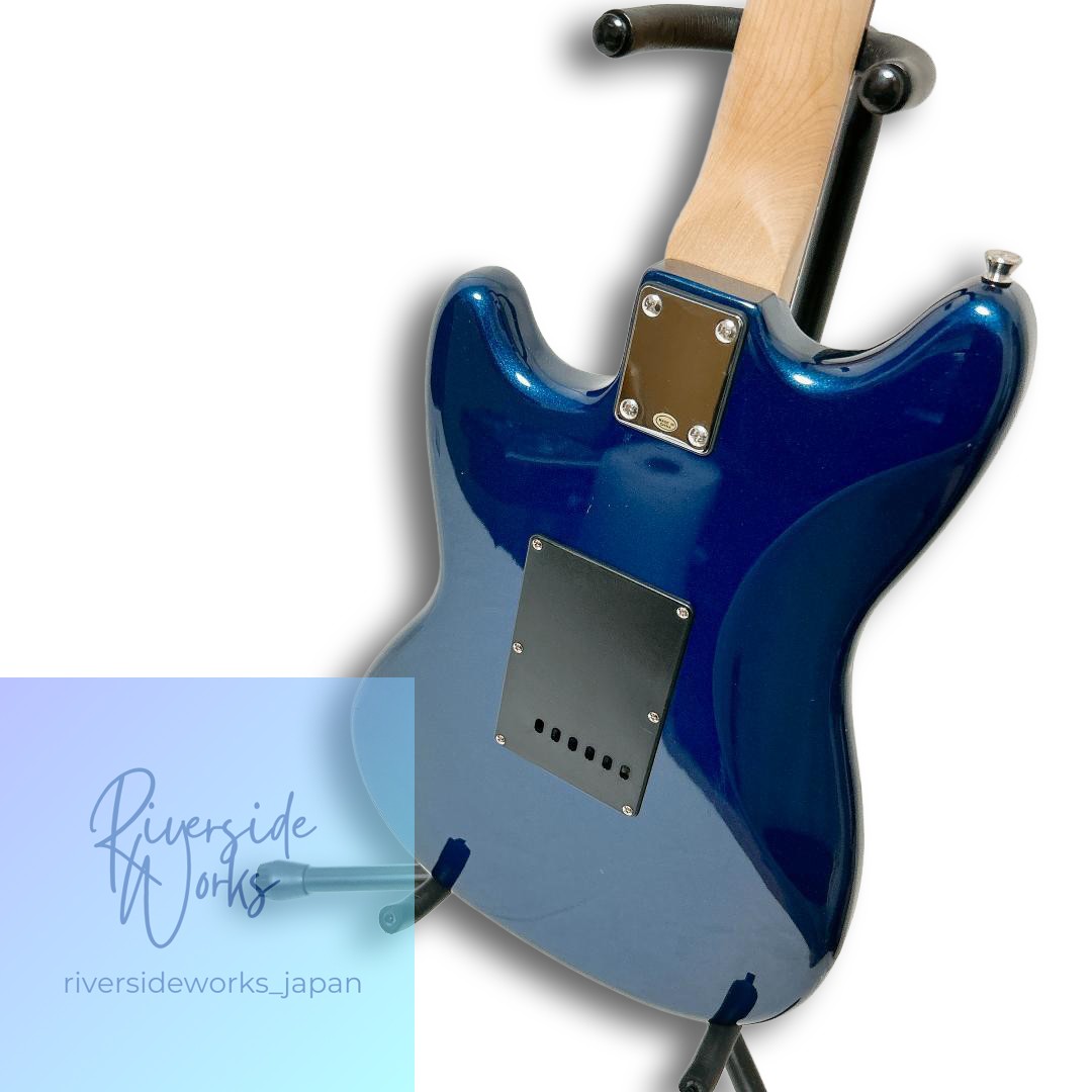 Mint Bacchus Mustang Electric Guitar Navy Blue