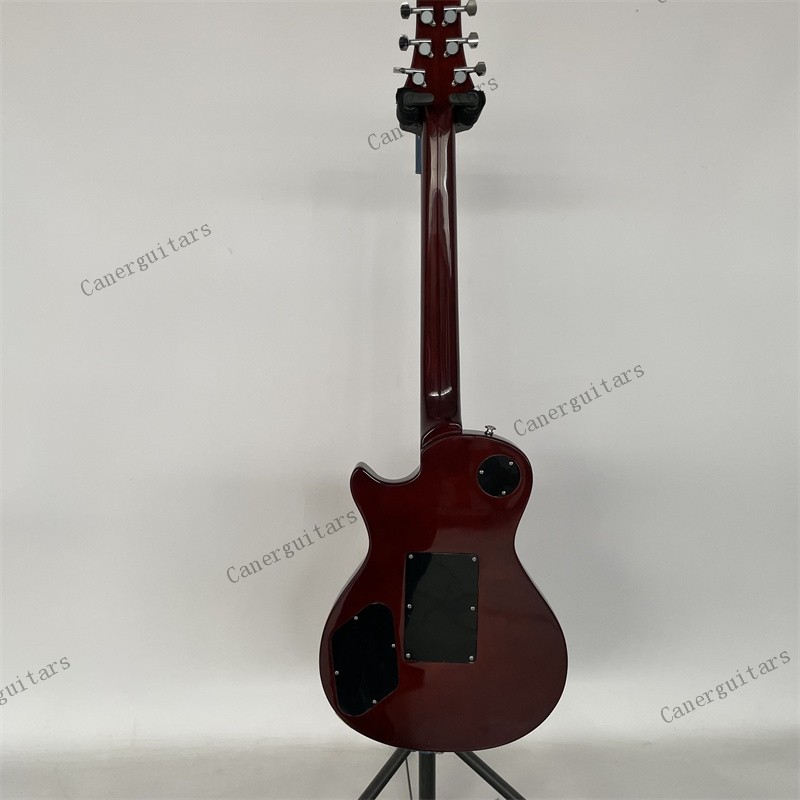 Electric Guitar Stainless Rounded Fret Edge Flamed Maple Top Tobacco Sunburst US