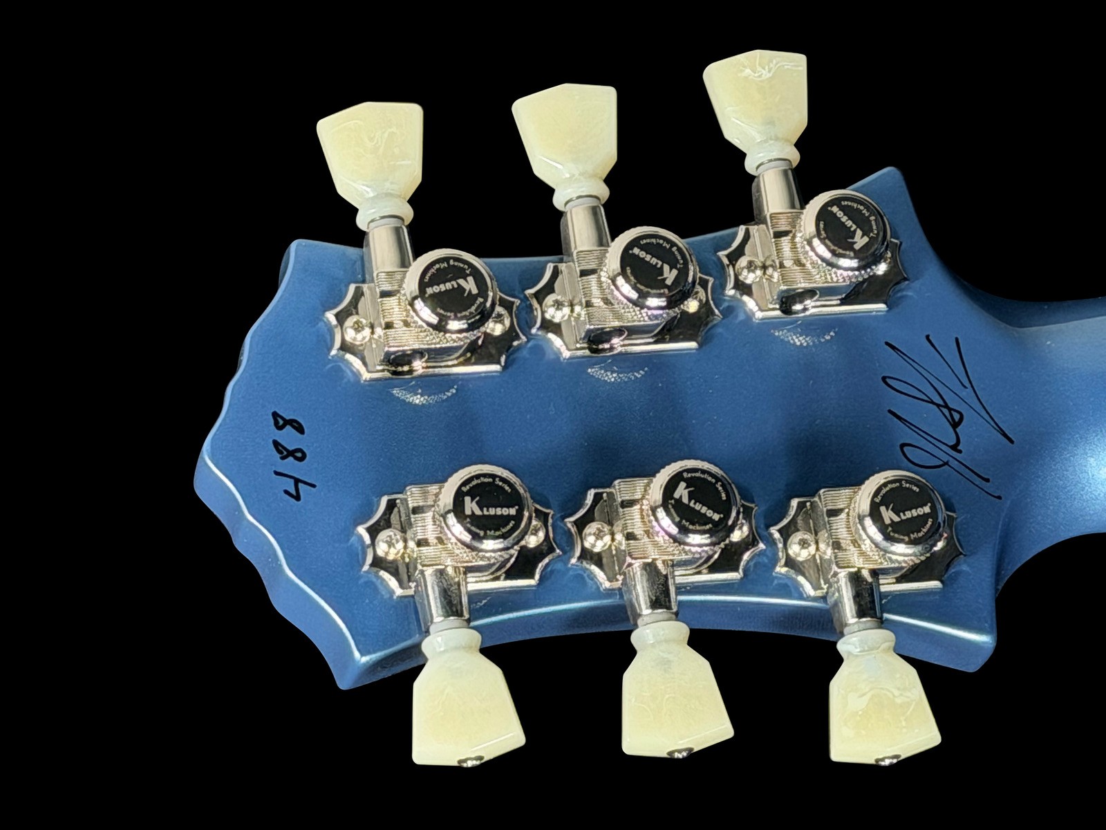 2026 KNAGGS CHENA LB HOLLOWBODY w BIGSBY & LIGHTNING BOLT F-HOLES ~ PELHAM BLUE