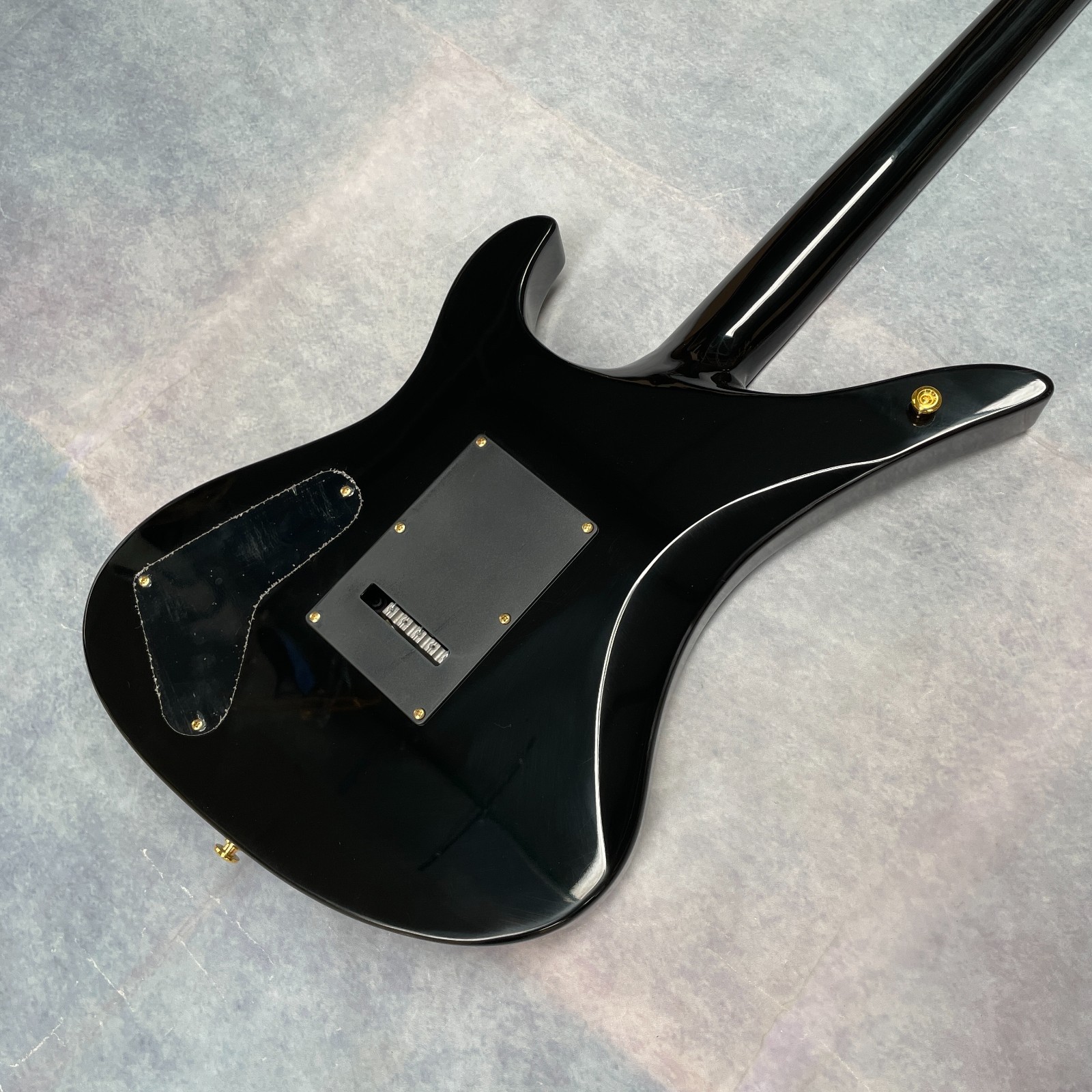 Schecter Custom Synyster Gates Black Electric Guitar Floyd Tremolo Gold Hardware