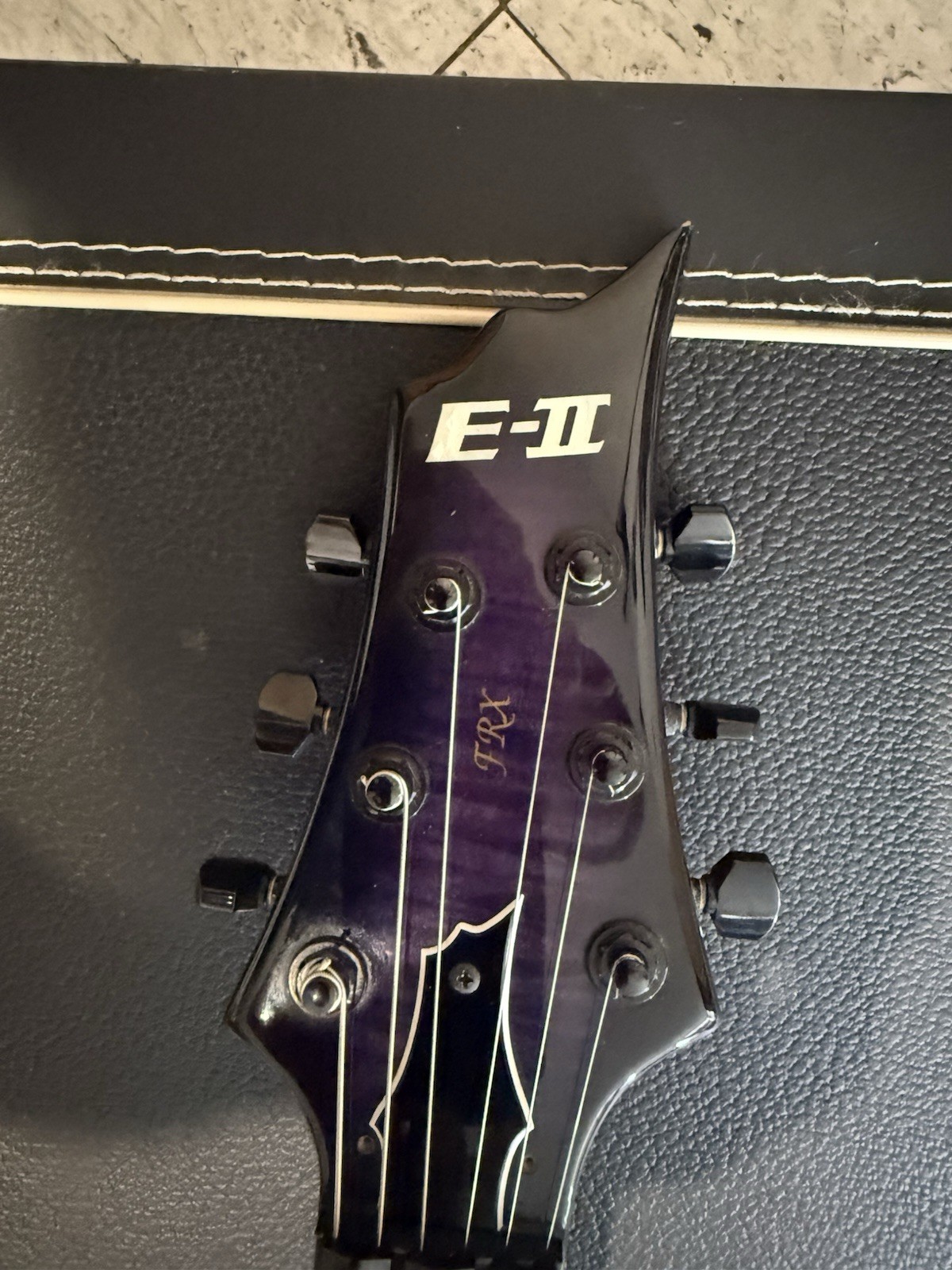 ESP E-II FRX FM Reindeer Blue RDB Electric Guitar + Hardshell Case MIJ