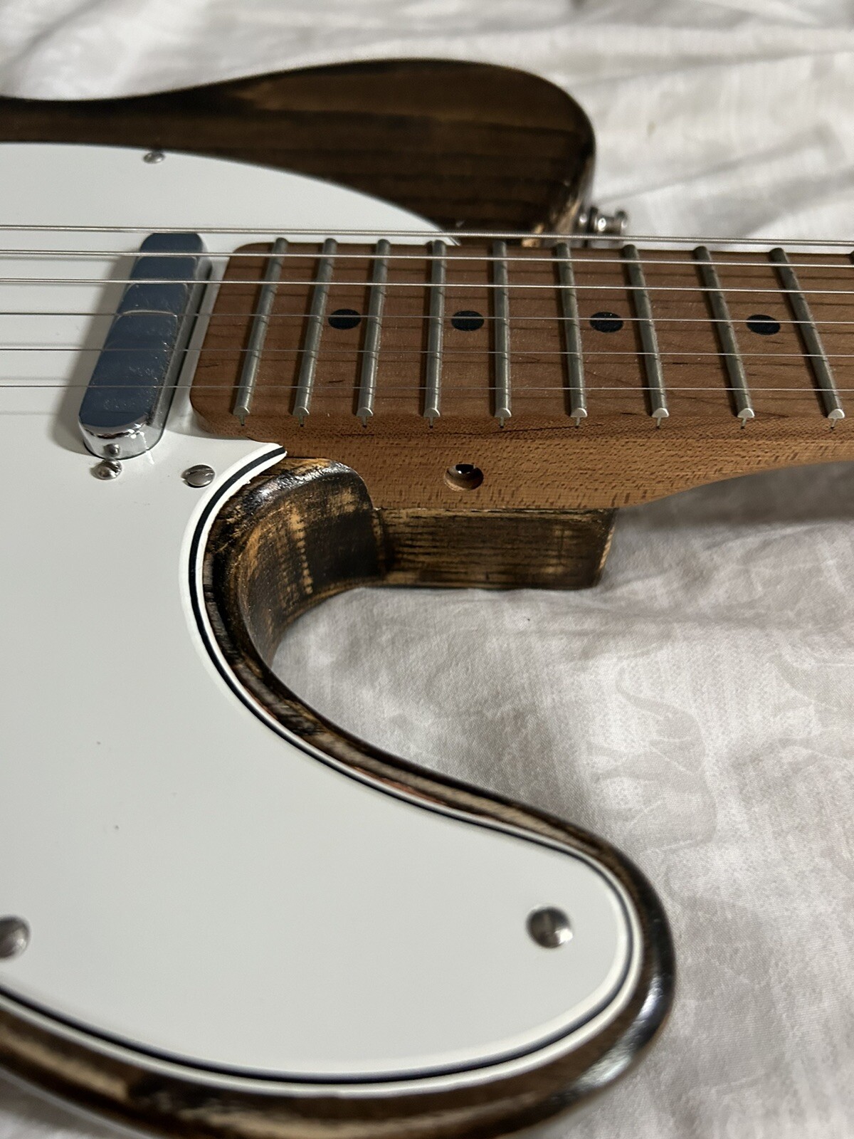 Fender Telecaster – Custom Built – Ash Wood Body,Roasted Maple Wood Warmoth Neck