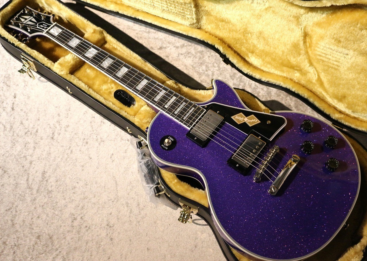 Epiphone Inspired by Gibson Custom Les Paul Custom ~Amethyst Sparkle~ 4.07kg Gib