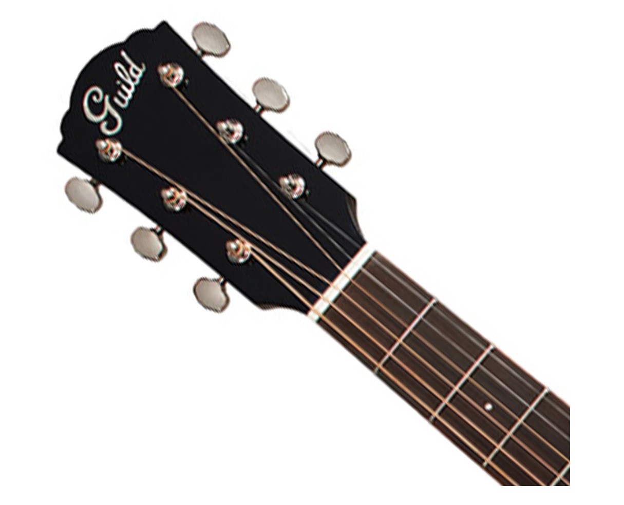 Guild DS-240E Memoir Slope Shoulder A/E Guitar – Black – Open Box