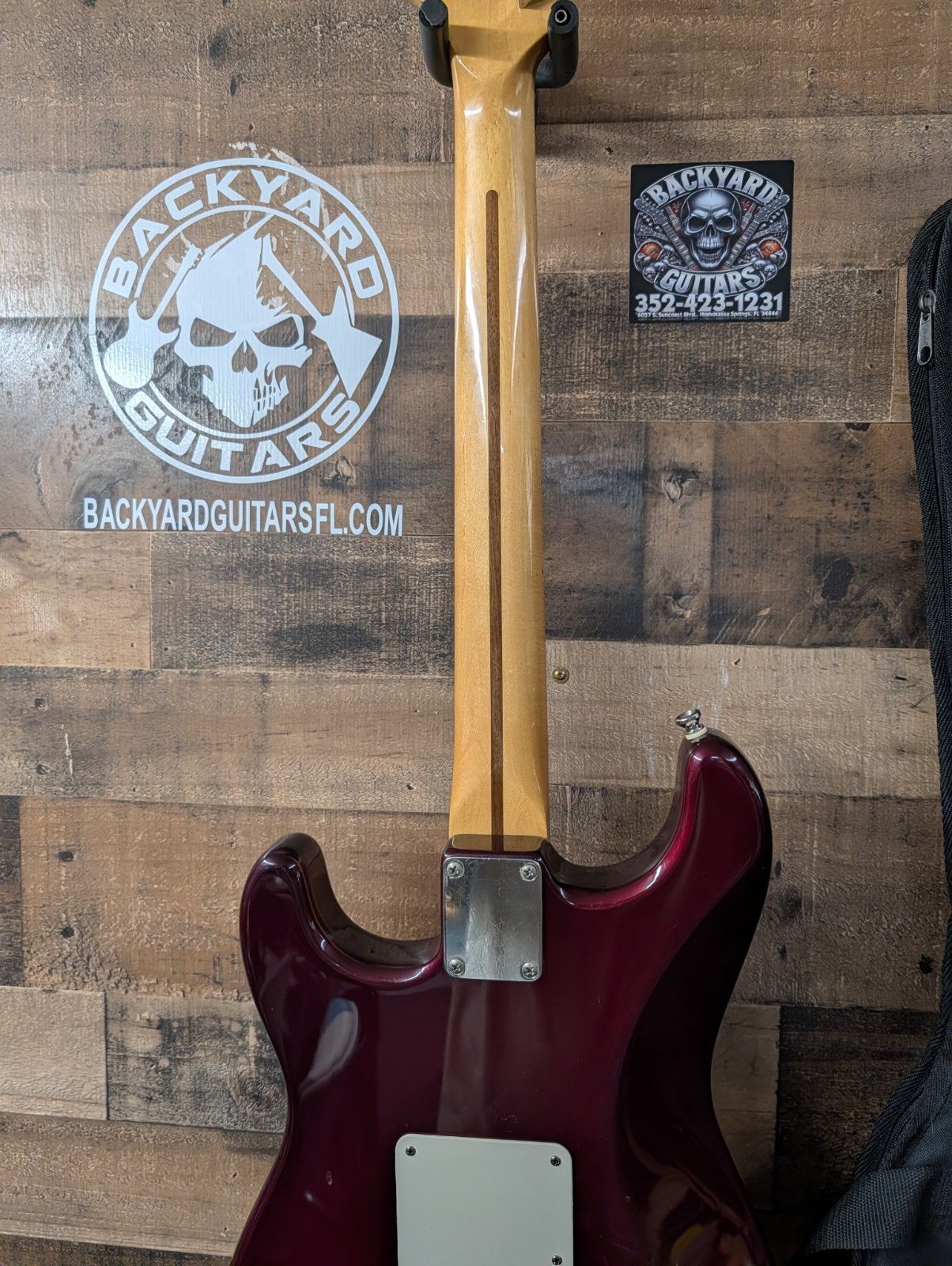 2002 Fender FSR Trans Moto Stratocaster Wine Red W/ Gig Bag Mim