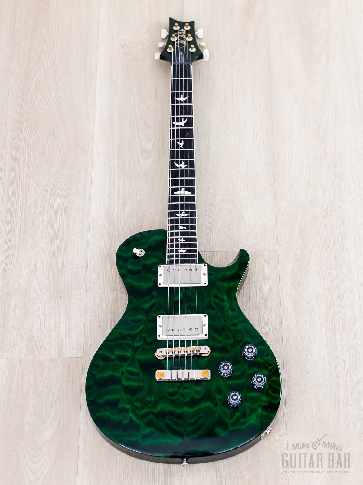 Paul Reed Smith S2 Wood Library McCarty 594 Singlecut Emerald w/ Ebony Board