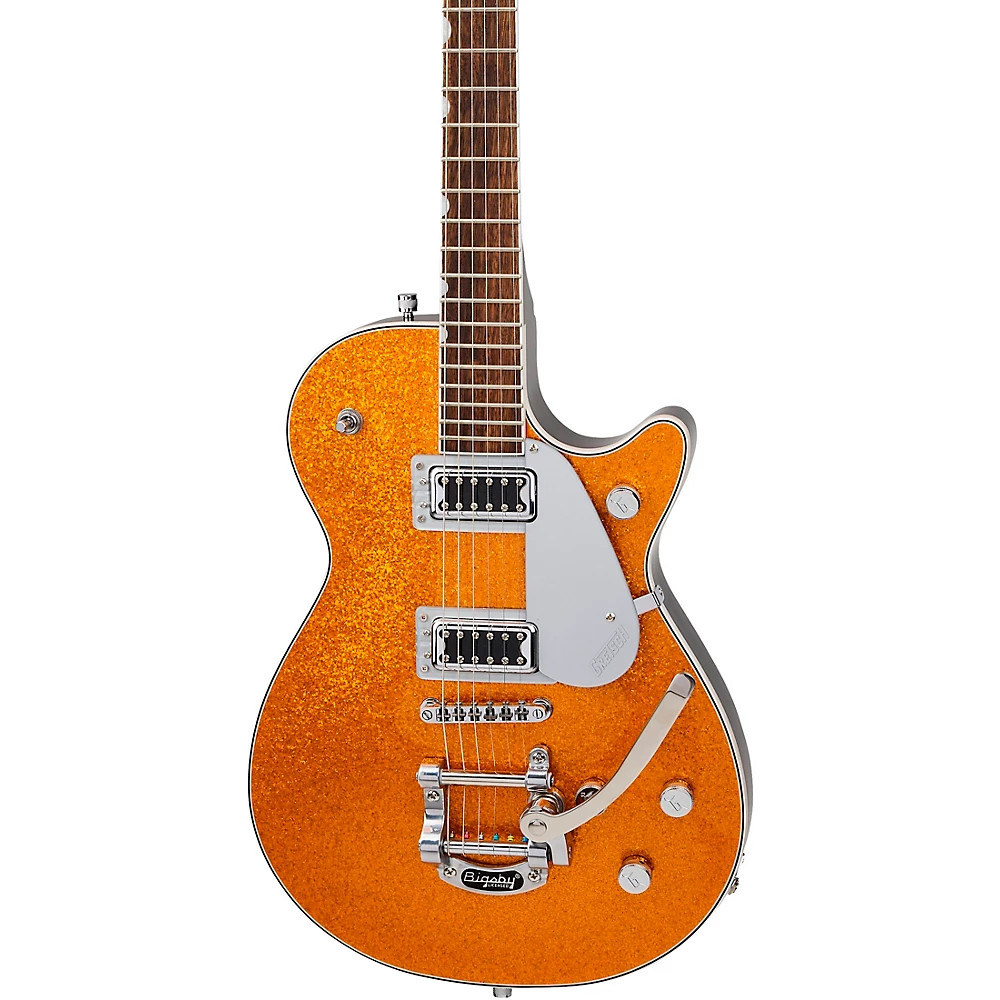 Gretsch G5230T Electromatic Sparkle Jet FT Single-Cut w/Bigsby Guitar Gold Spark