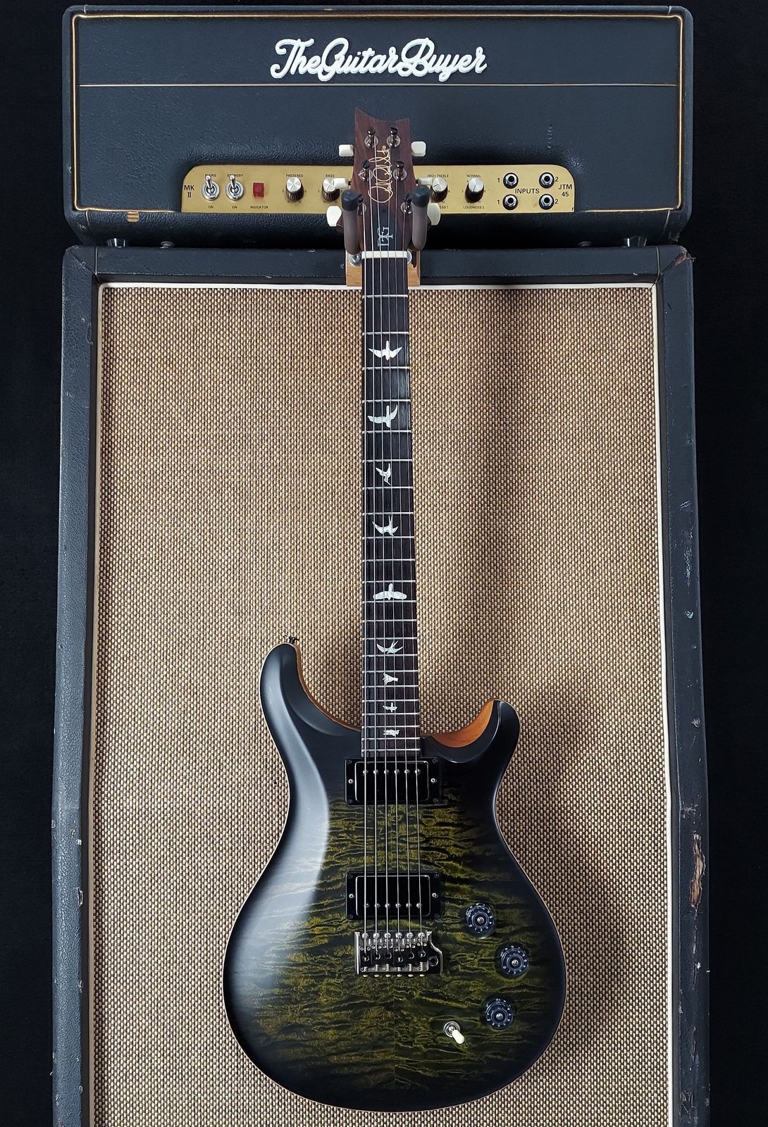 2022 PRS DGT Wood Library Solid Rosewood Neck Killer Top Nitro Finish