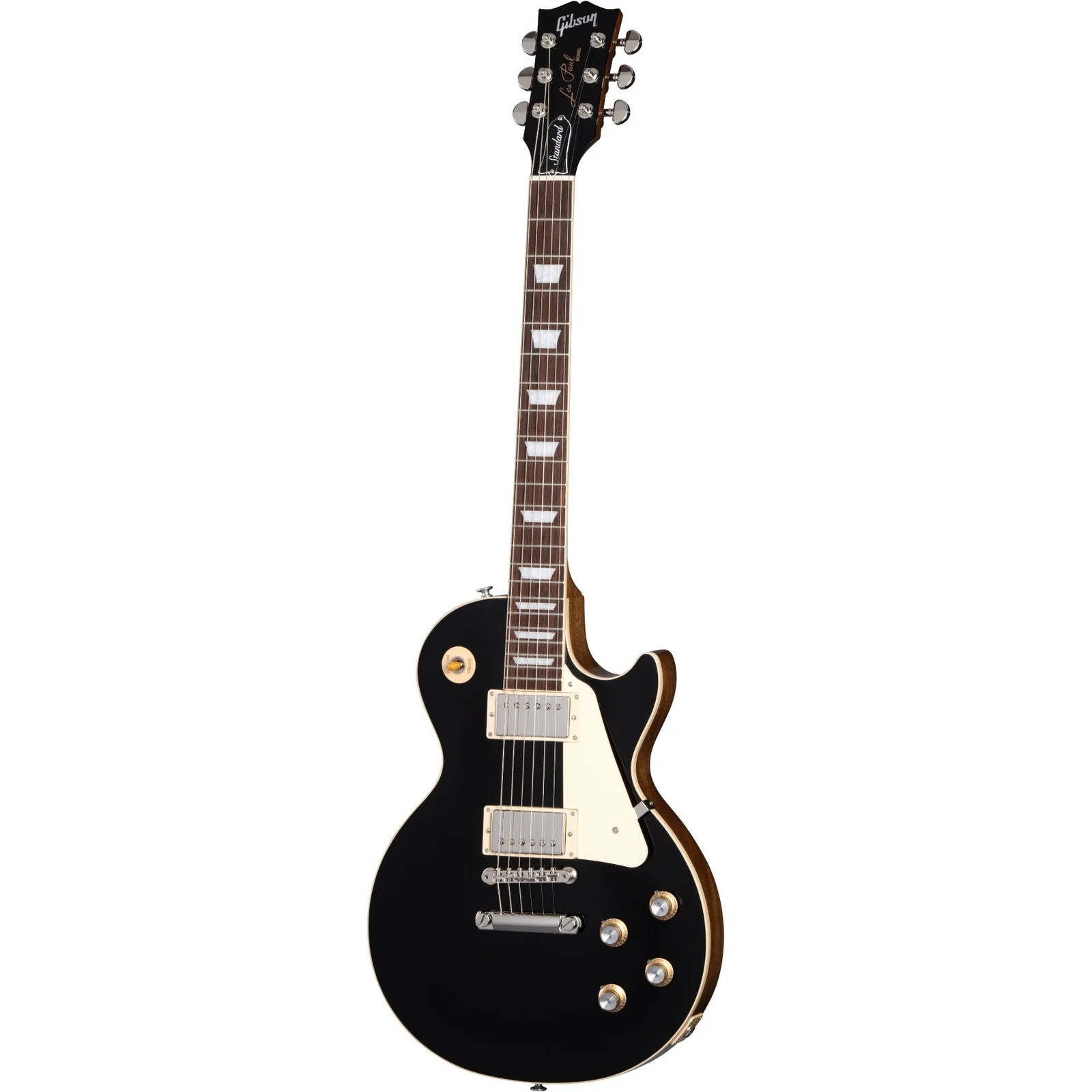 Gibson Les Paul Standard 60s Plain Top Electric Guitar – Ebony Top