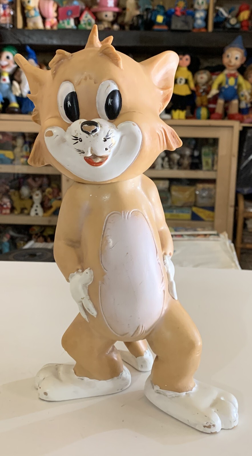 VINTAGE RUBBER VINYL 11″ TOY DOLL TOM HANNA BARBERA ITALOCREMONA ITALY 1960s