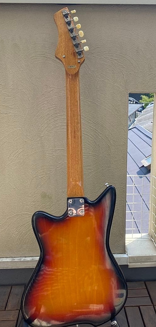 Teisco KAWAI Heit Deluxe Sunburst Vintage Rare Bizarre Guitar 1960 MIJ Japan