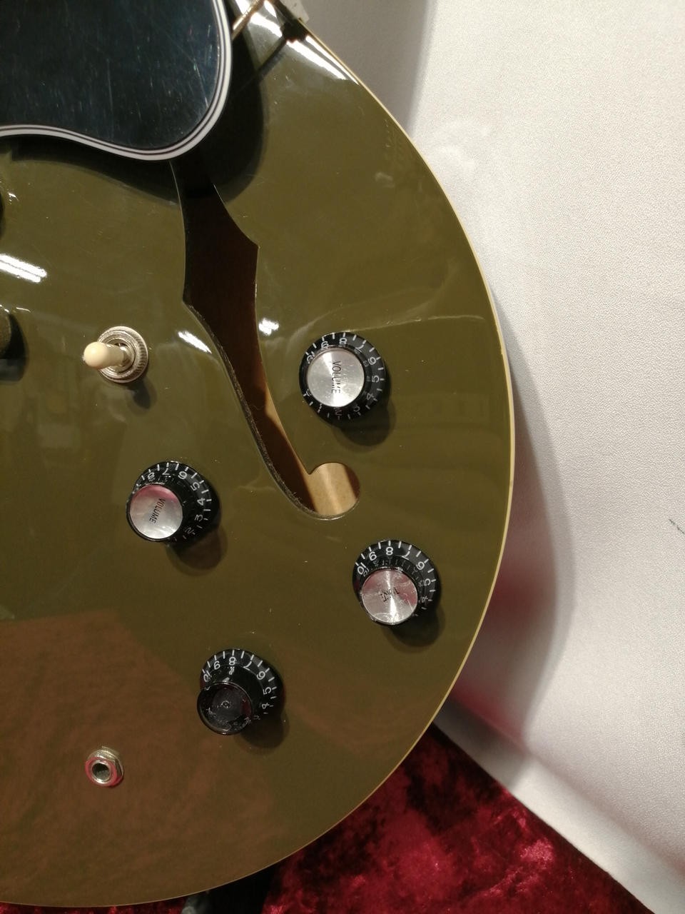 Epiphone Es-335 Ig/Olive Drab Green Electric Guitar Safe delivery from Japan