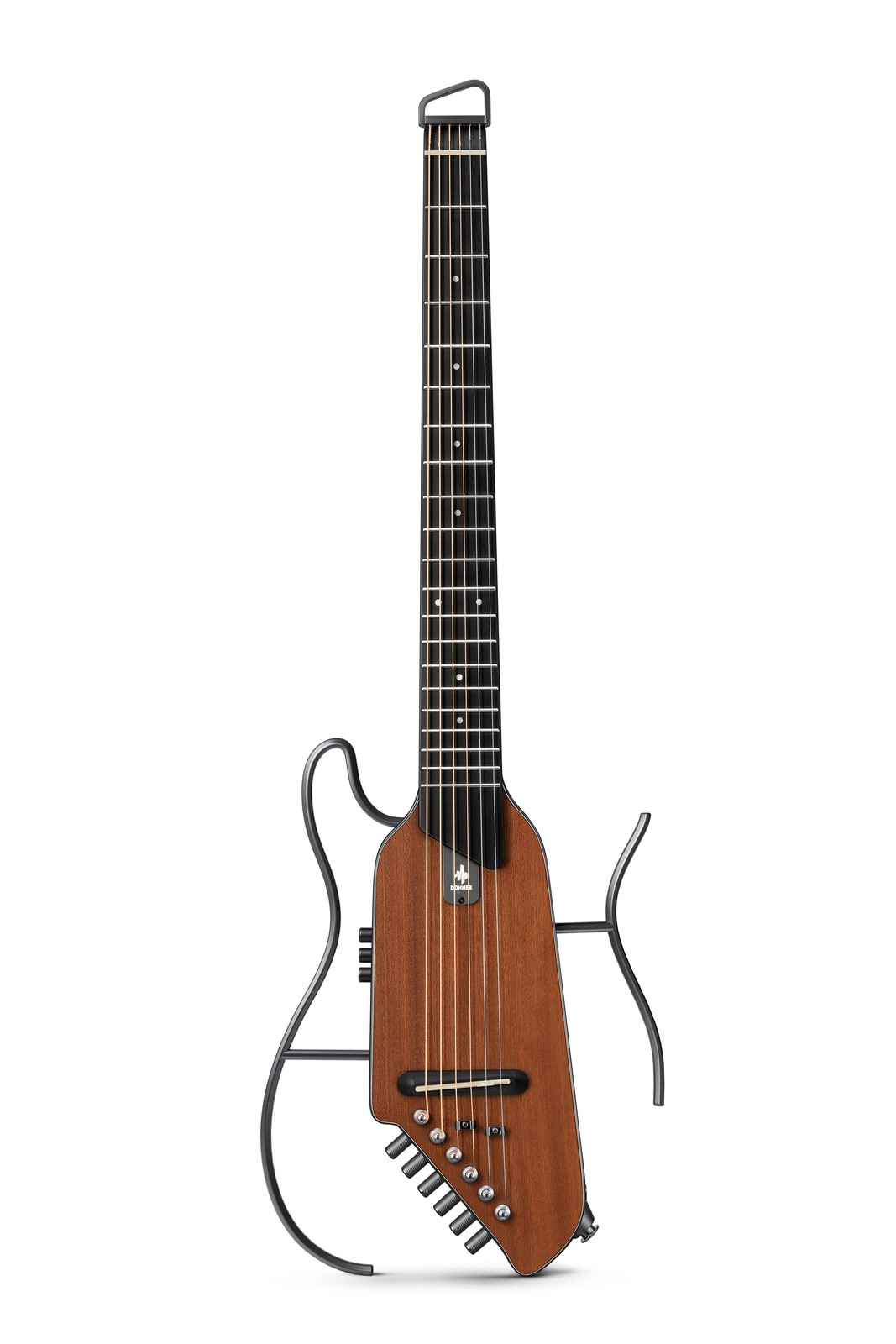 Donner HUSH™ I Travel Acoustic Electric Guitar Portable Headless Silent Pratice