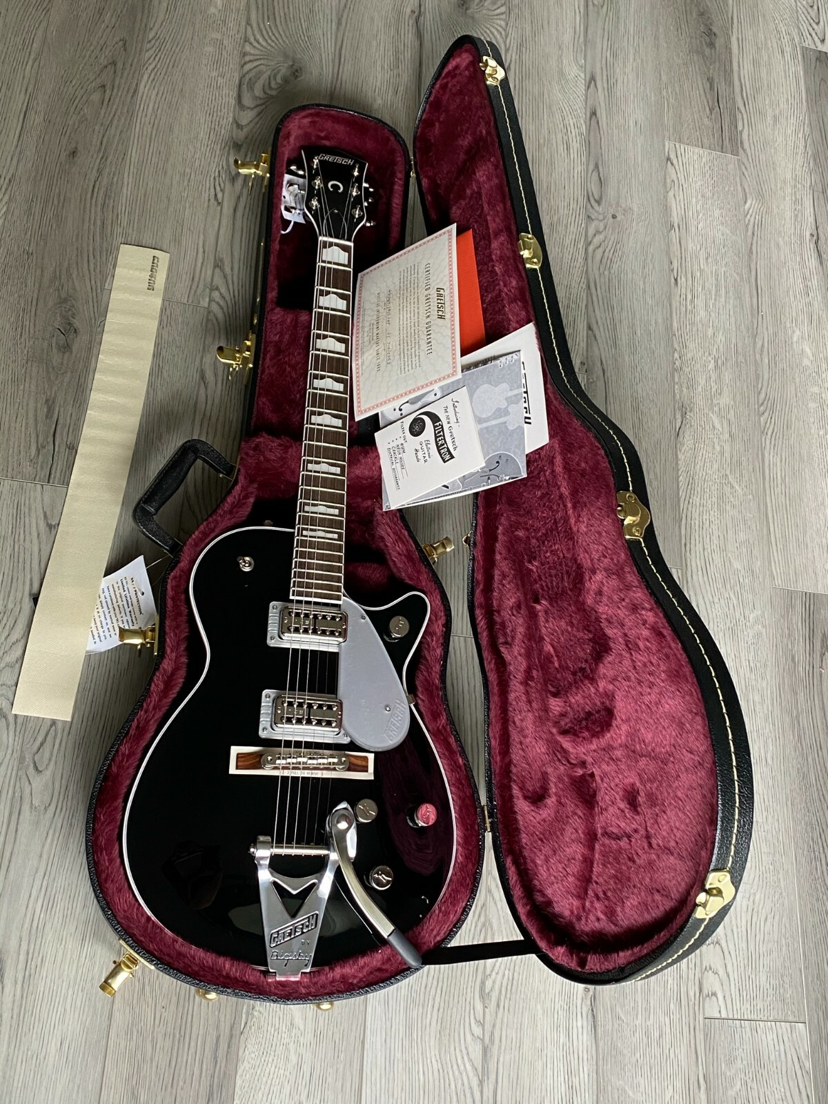 Gretsch G6128T-89VS Vintage Select ’89 Duo Jet Black JT21010266 with case