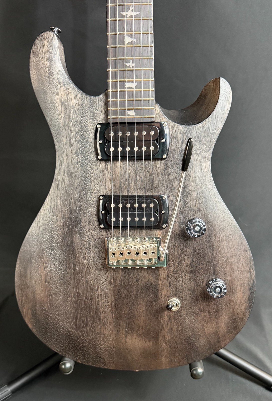 PRS SE CE 24 Standard Satin Electric Guitar Charcoal w/ Gig Bag