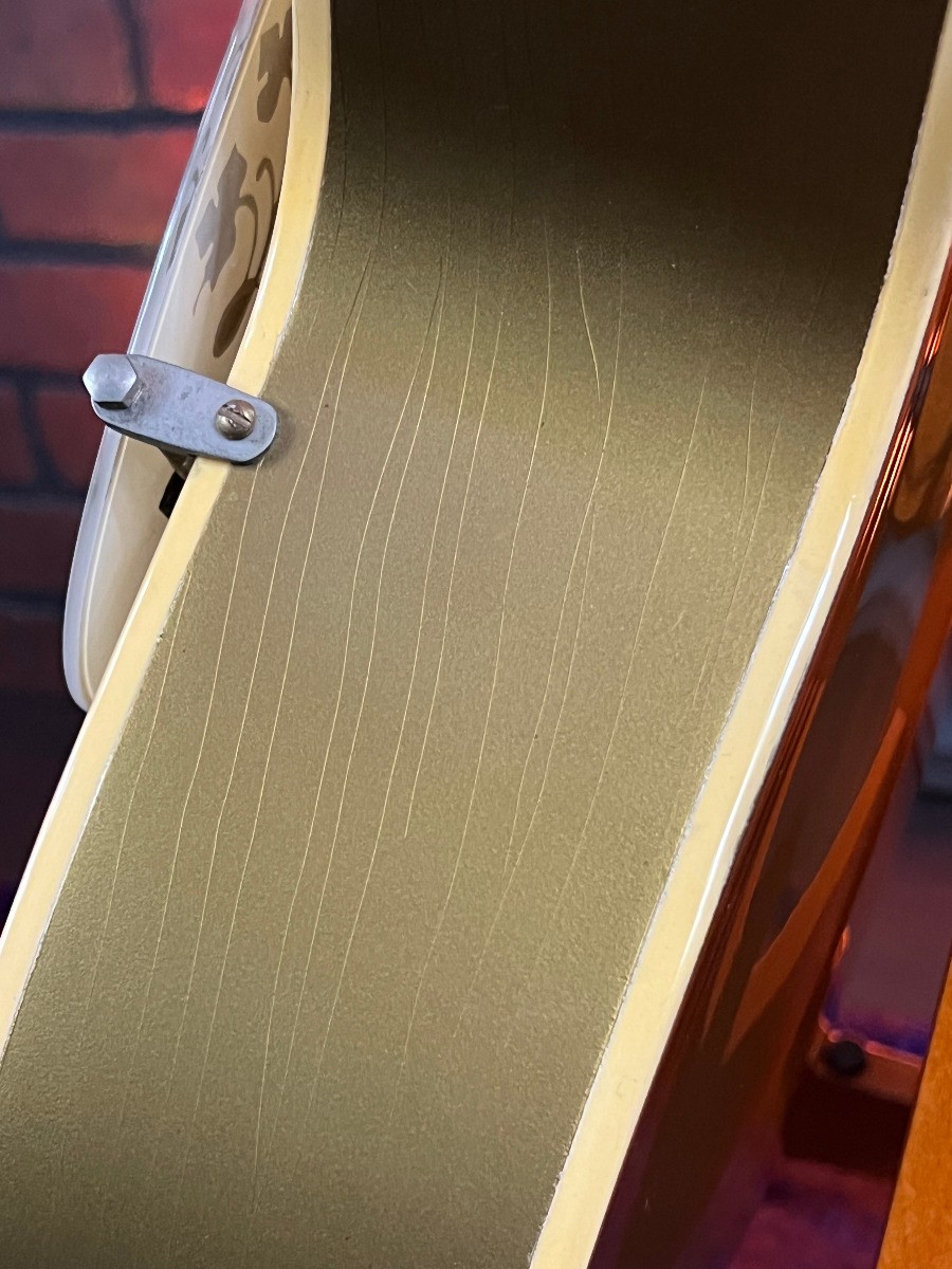 Vintage 1953 Gibson ES-295 Electric Hollow-Body Archtop – Bullion Gold – Refi…