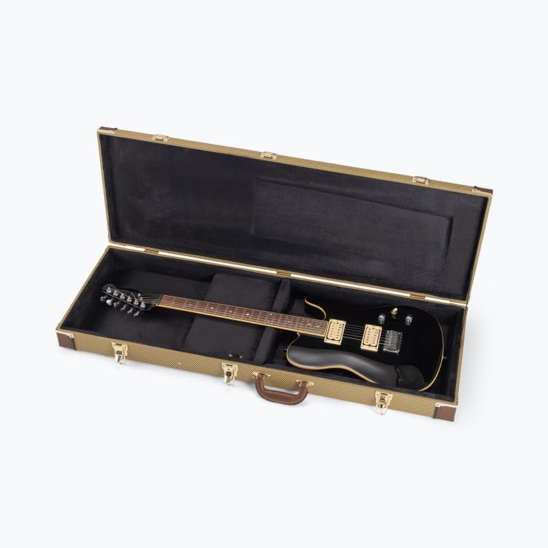 On-Stage GCE6000T Electric Guitar Hard Case, Tweed