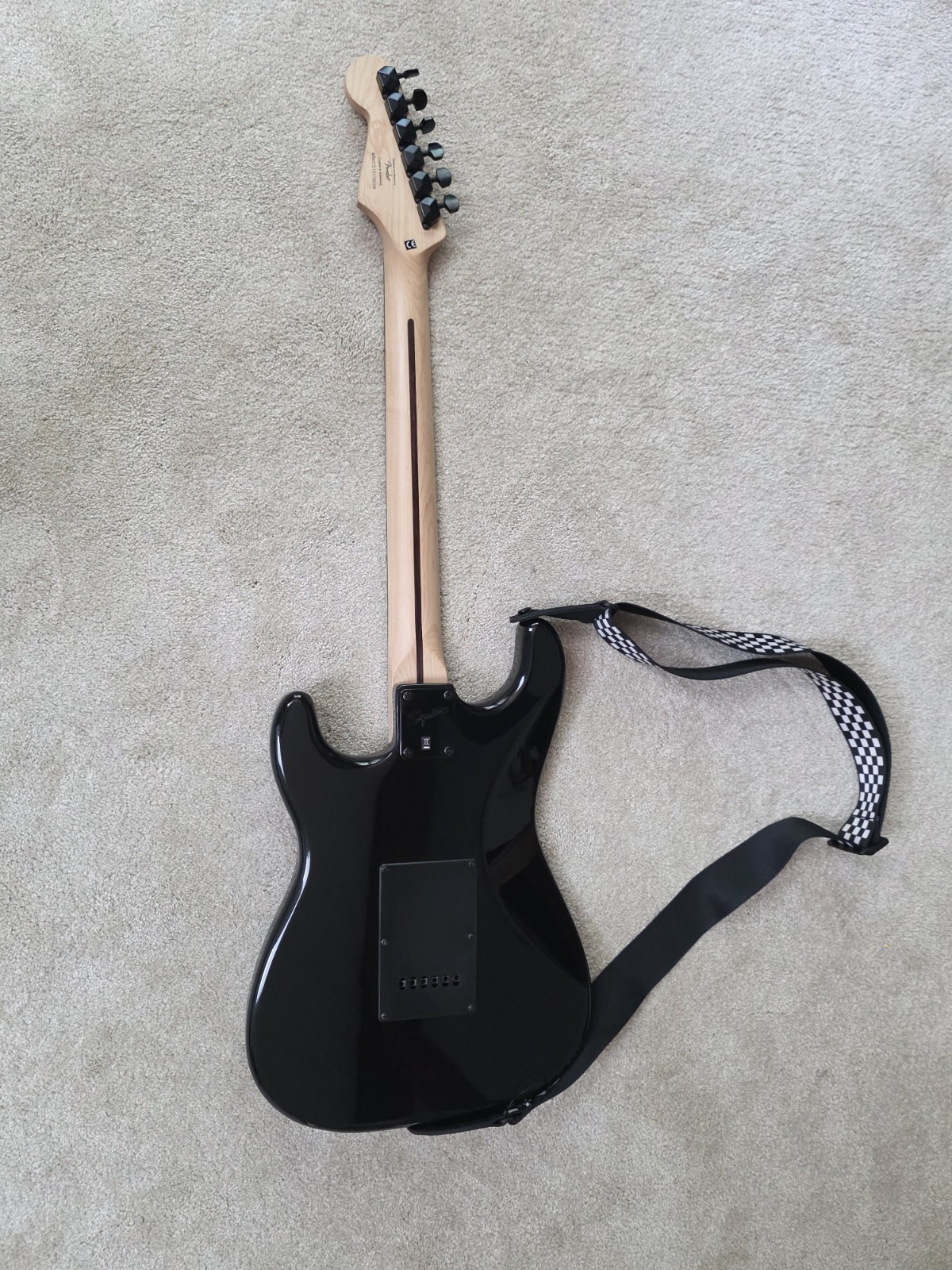 Fender Squier Bullet Strat, Black & Gray Guitar