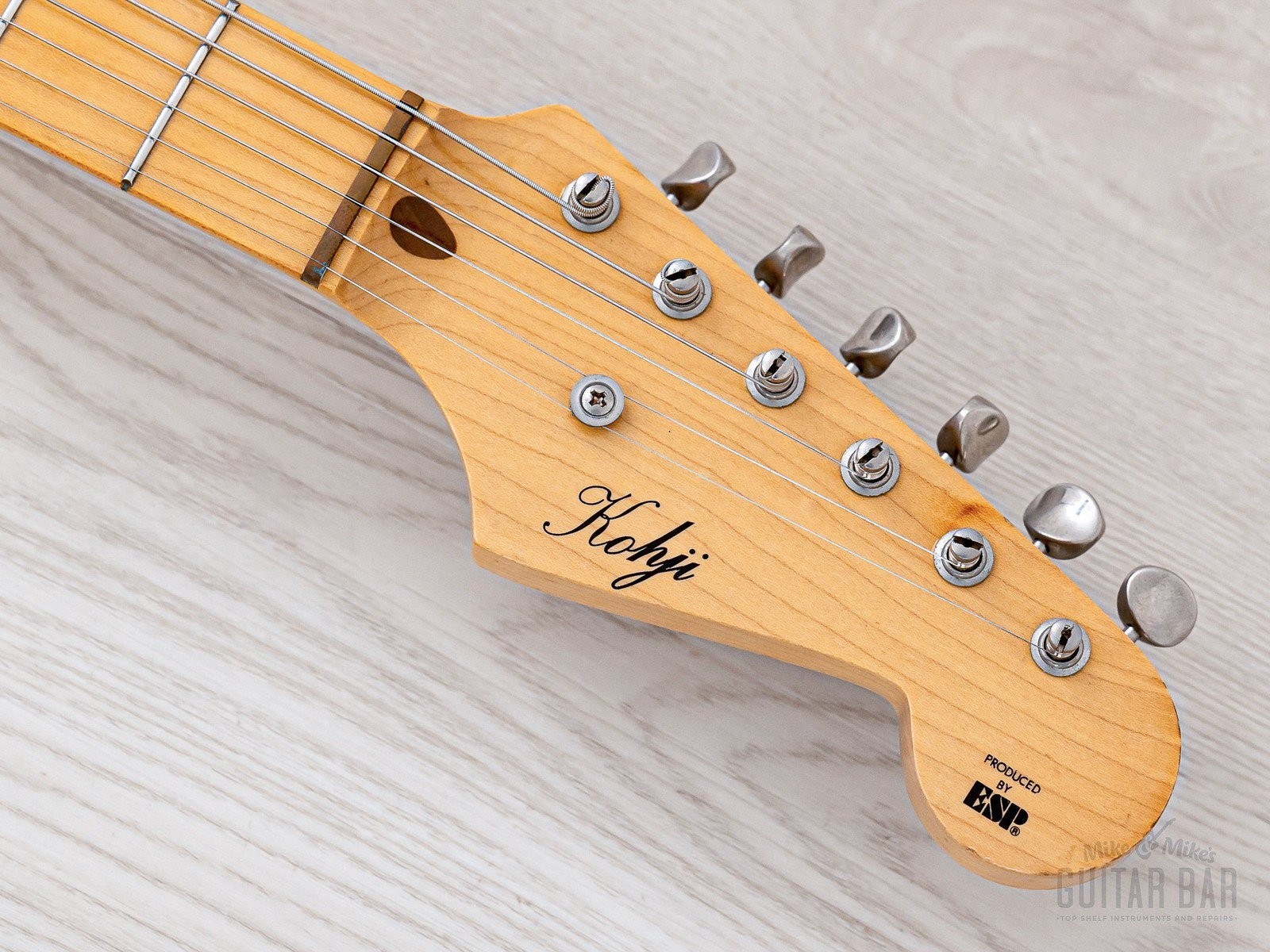 ESP Custom Shop “Kohji” Superstrat Striped EVH-Style Eruption w/ DiMarzio