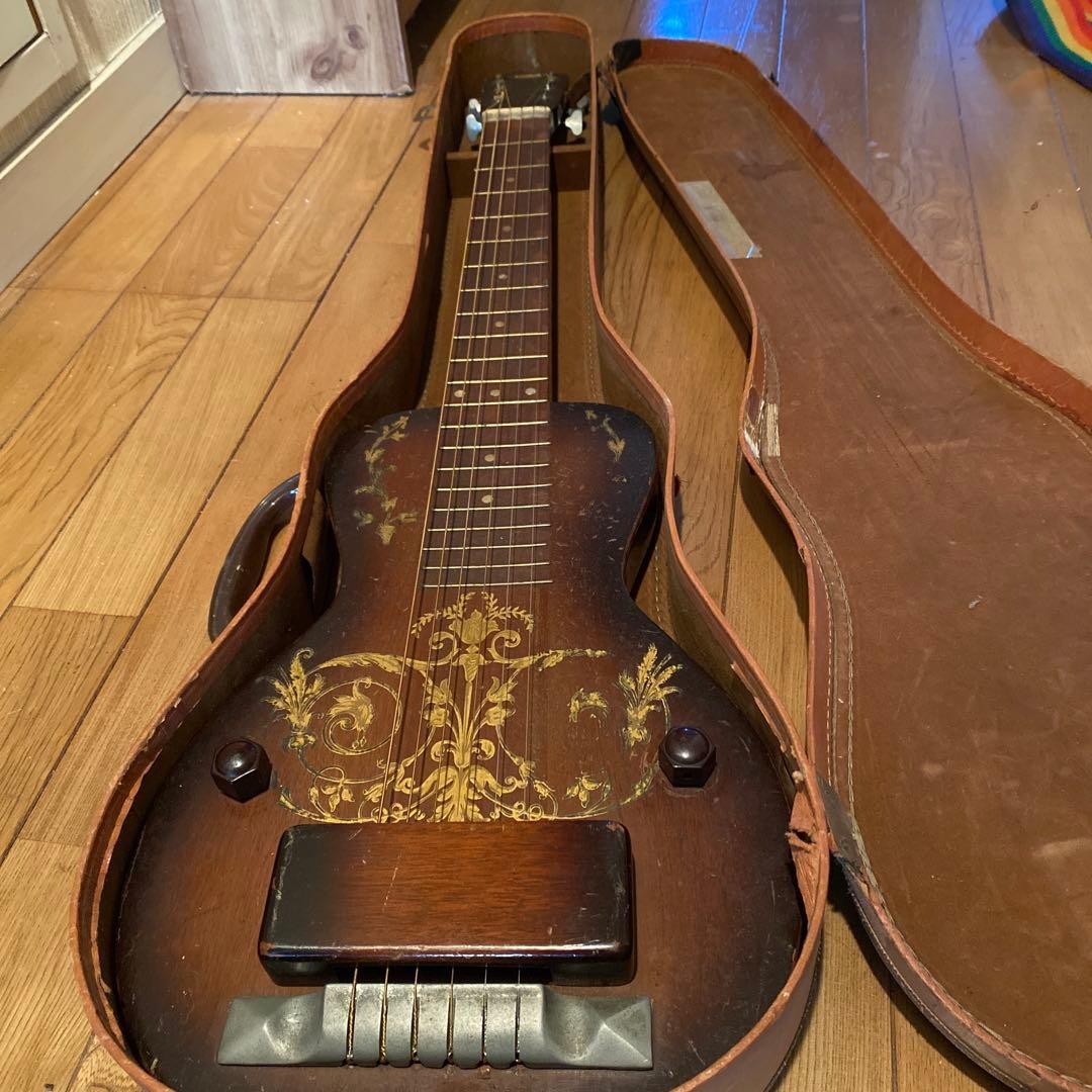 Electric Guitar Lap Steel Oahu Vintage 1930s Sunburst 6-String USAl
