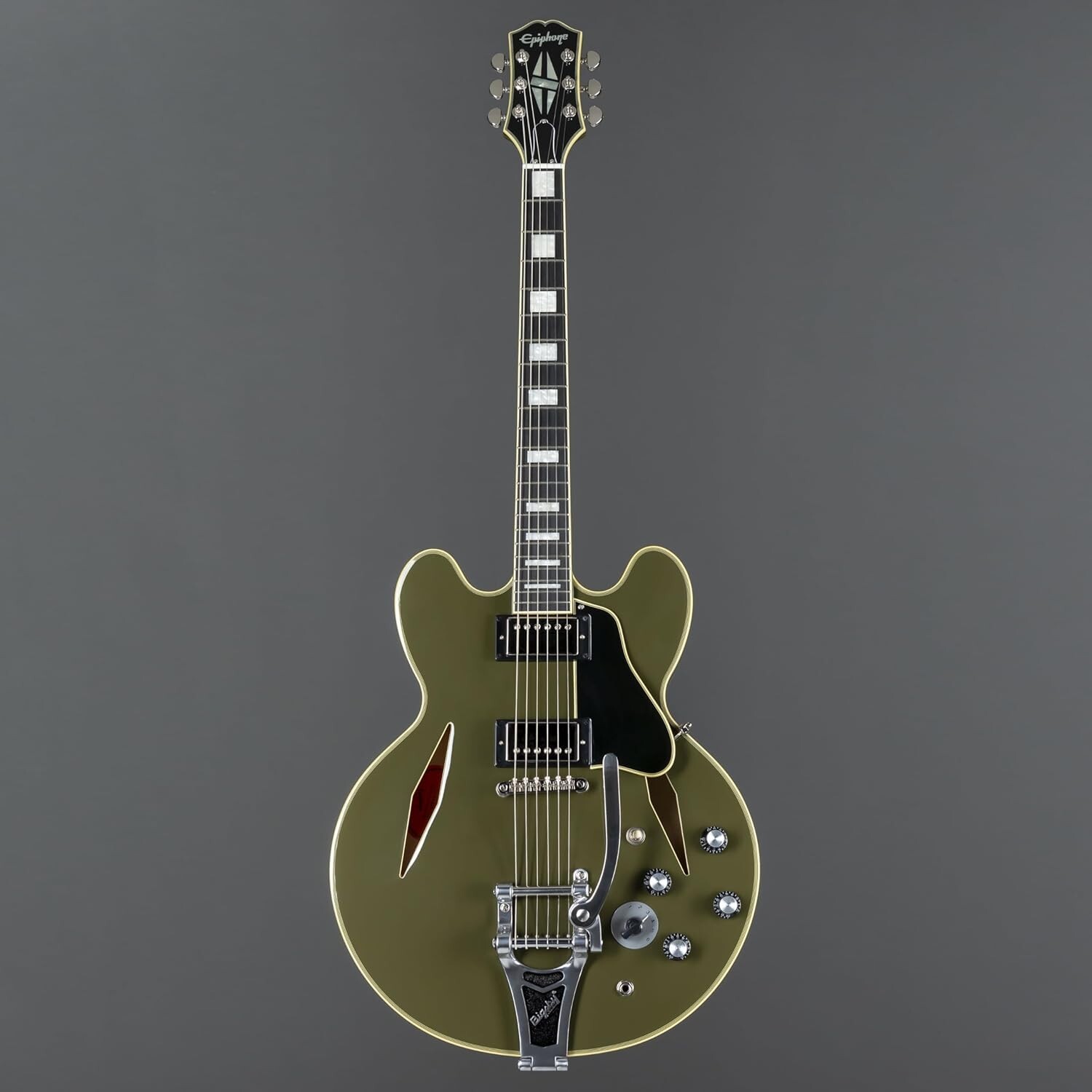 Epiphone Guitar Shinichi Ubukata Signature ES-355 Ver.02 Olive Drab w/Hard Case