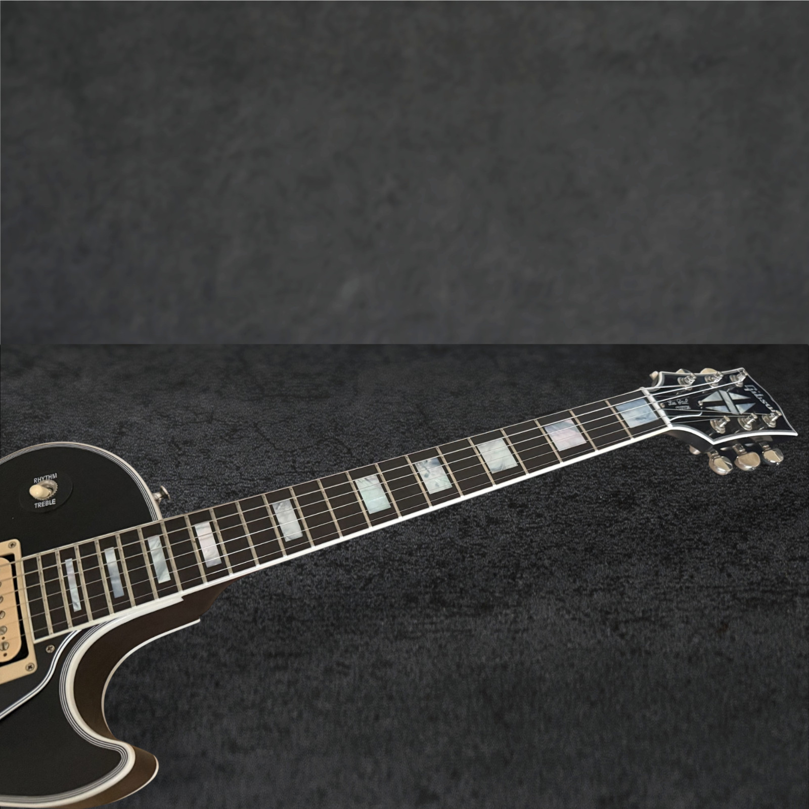 Gibson Custom Shop Les Paul Custom M2M Ebony with Double Classic White Pickups