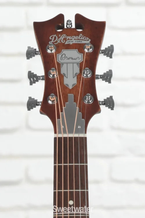 D’Angelico Premier Gramercy LS Acoustic-electric Guitar – Aged Mahogany