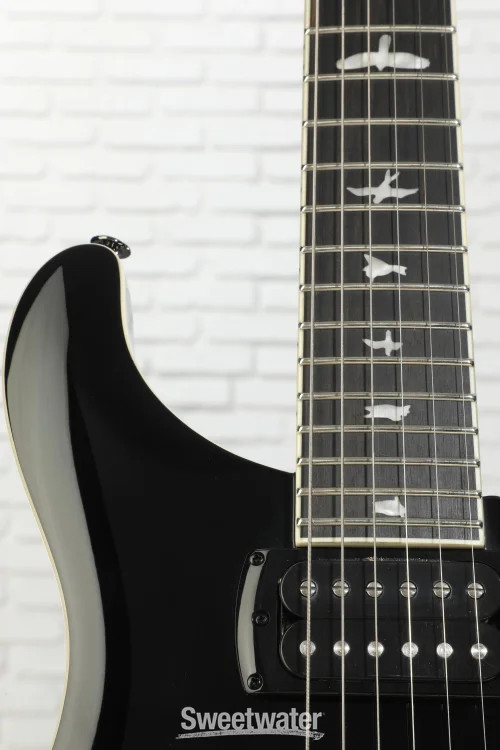 PRS SE Standard 24-08 Electric Guitar – Black, Ebony Fingerboard, Sweetwater