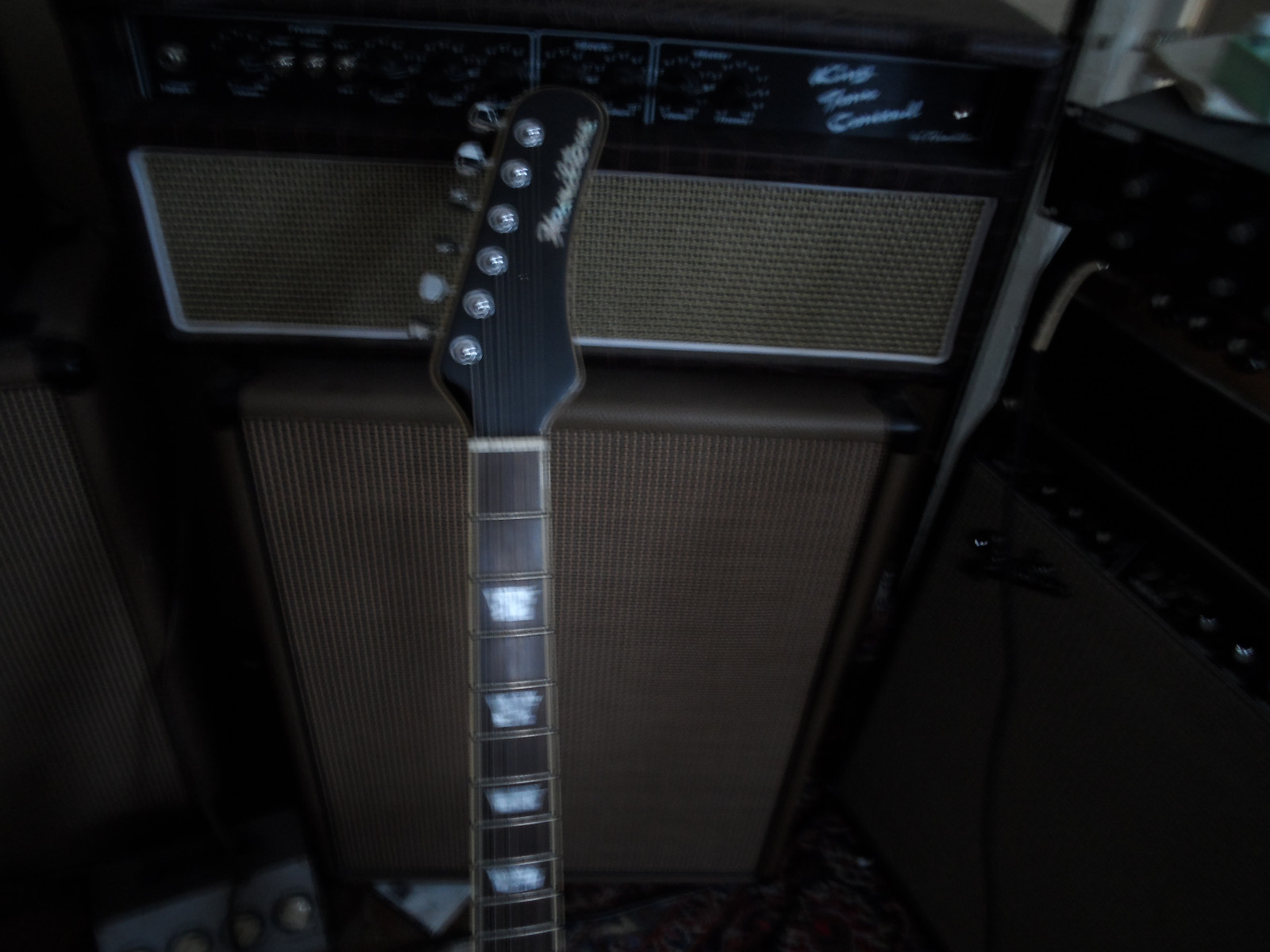 Hamiltone ” Arctic White ” Ltd Edition Neck Through Guitar