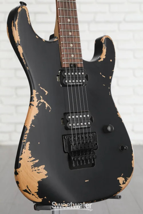 Charvel Pro-Mod Relic San Dimas Style 1 HH FR PF Electric Guitar – Weathered