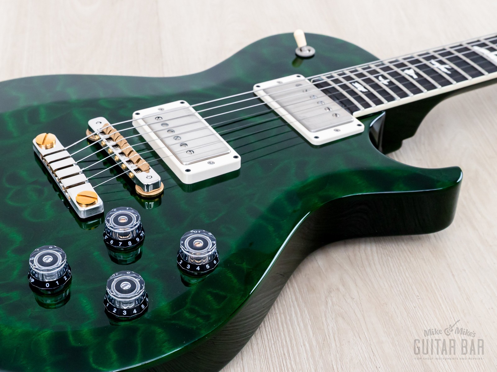 Paul Reed Smith S2 Wood Library McCarty 594 Singlecut Emerald w/ Ebony Board
