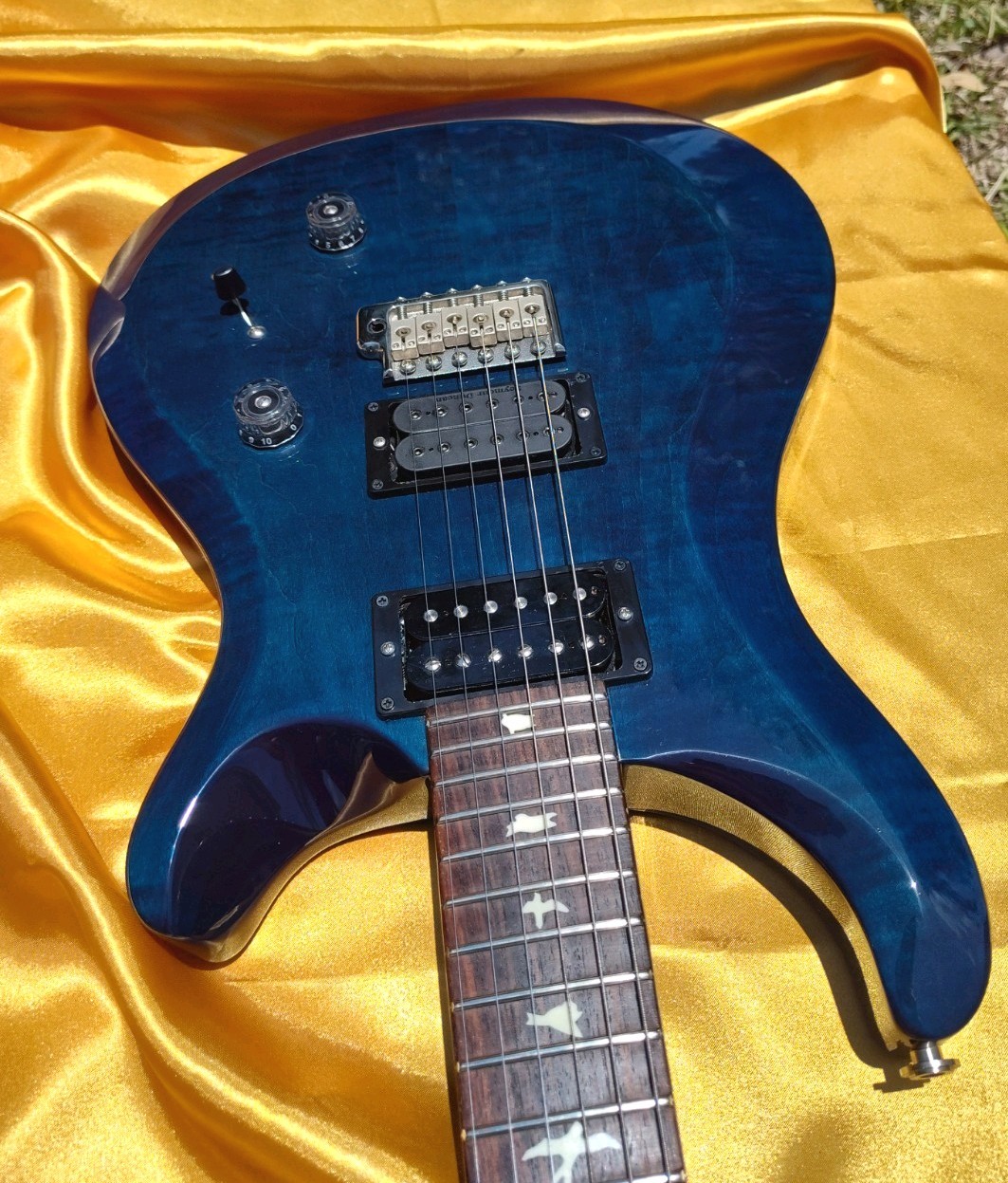 PRS S2 Custom 24 2016 Blue Burst USA + Seymour Duncan Omega Bridge Pickup