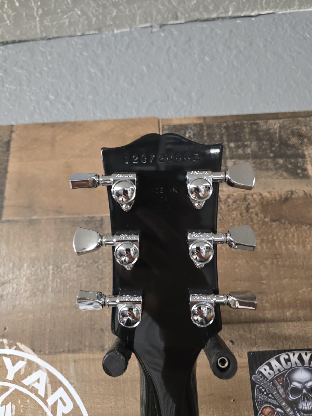 2012 Gibson Les Paul Classic Custom Ebony W/Ohsc. 9.5 Lb