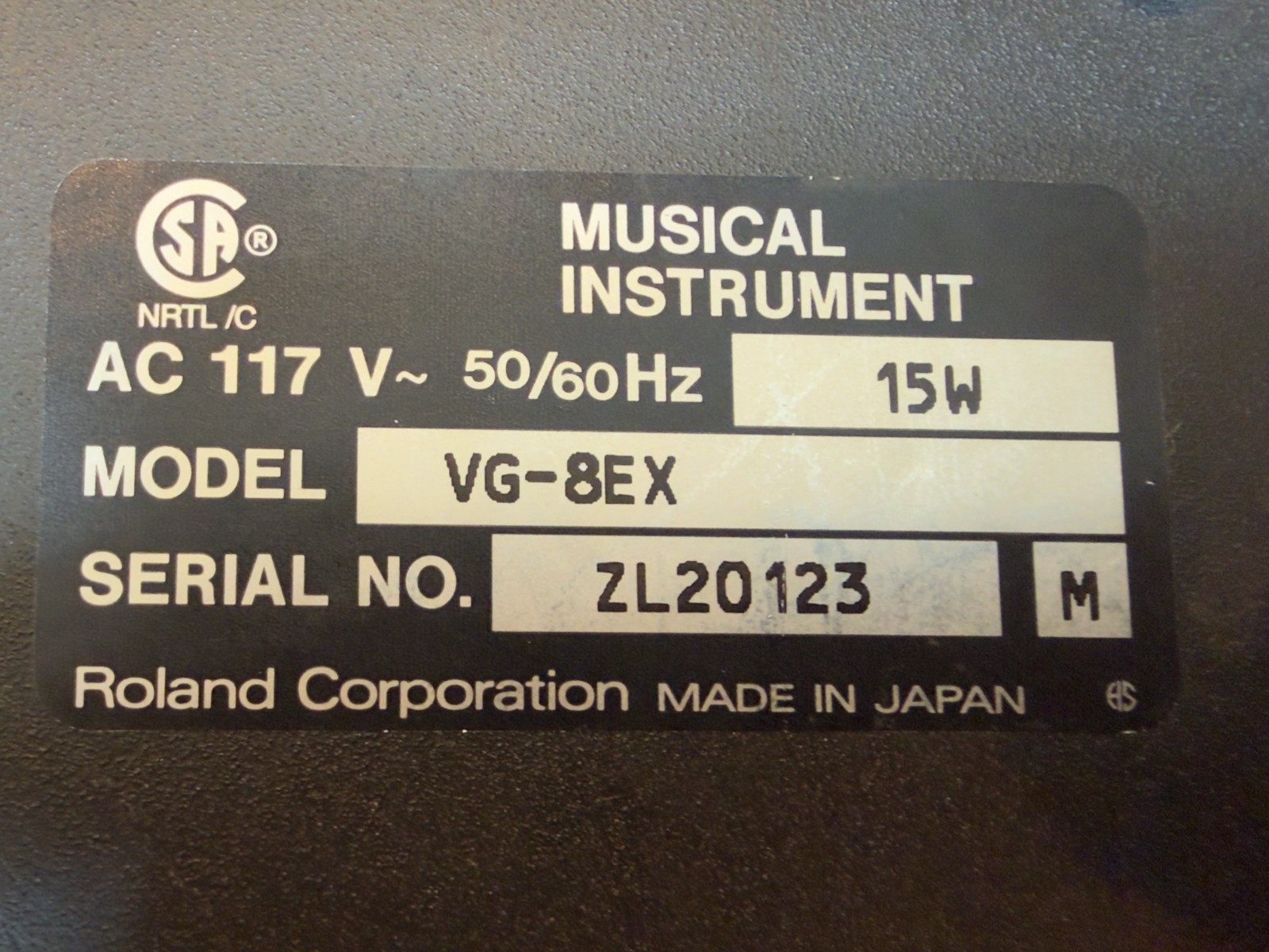 Roland VG-8EX Guitar Modeling System + Brian Moore iGuitar81.13 13-Pin RMC Synth