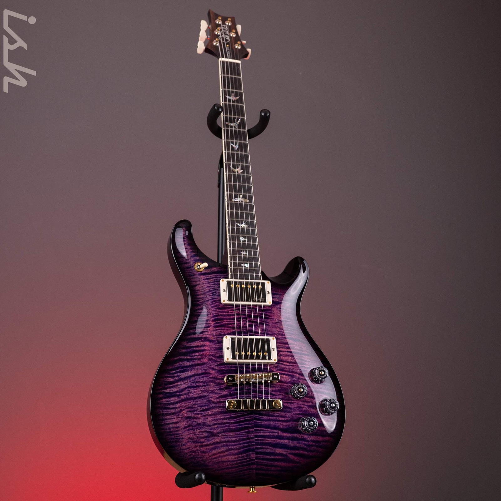 PRS McCarty 594 10-Top Sprayer’s Choice Purple Hollowflake Back/Neck
