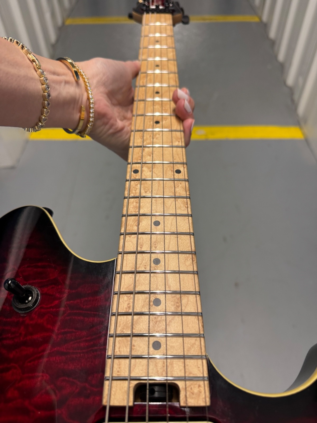 Used EVH Wolfgang Special HT Trans Red Burst Solid Body Electric Guitar