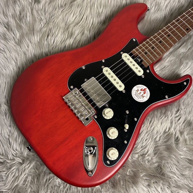Bacchus BSH-850/RSM Red-S Electric Guitar, Nyatoh Body, Roasted Maple Neck