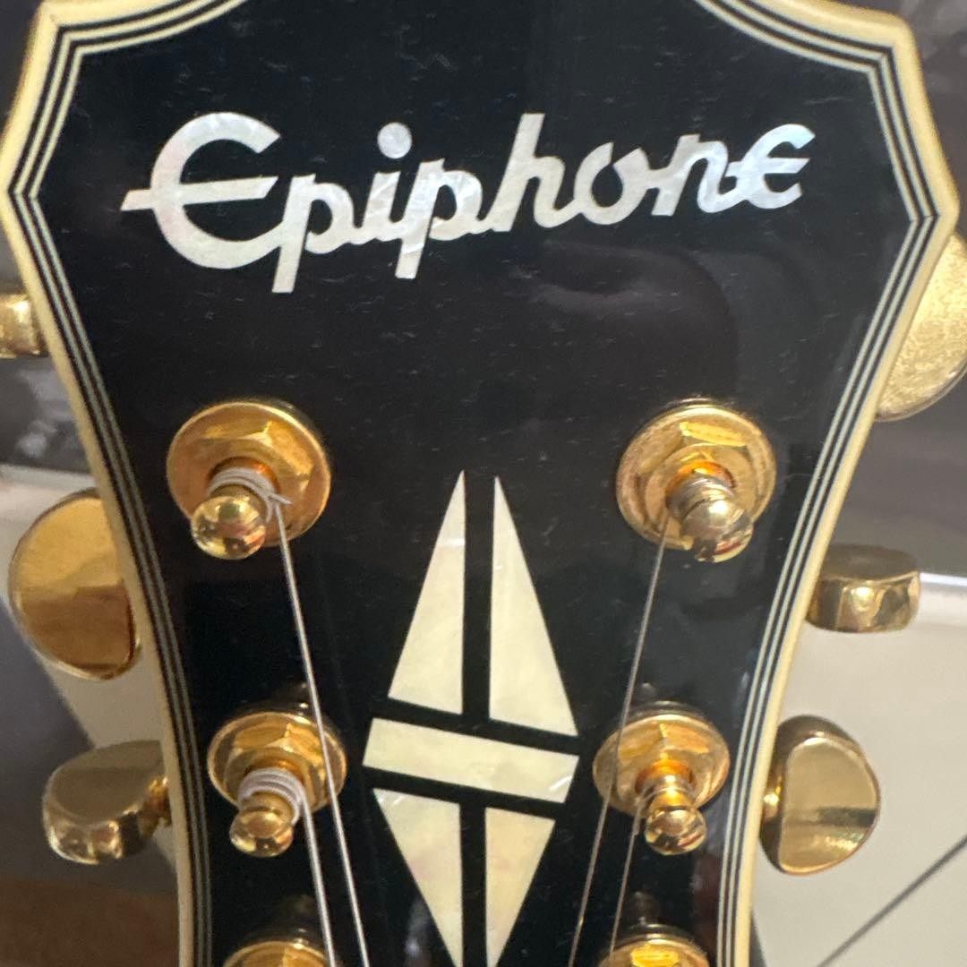 Epiphone Les Paul CUSTOM PRO Black & Gold #QY4AQ2