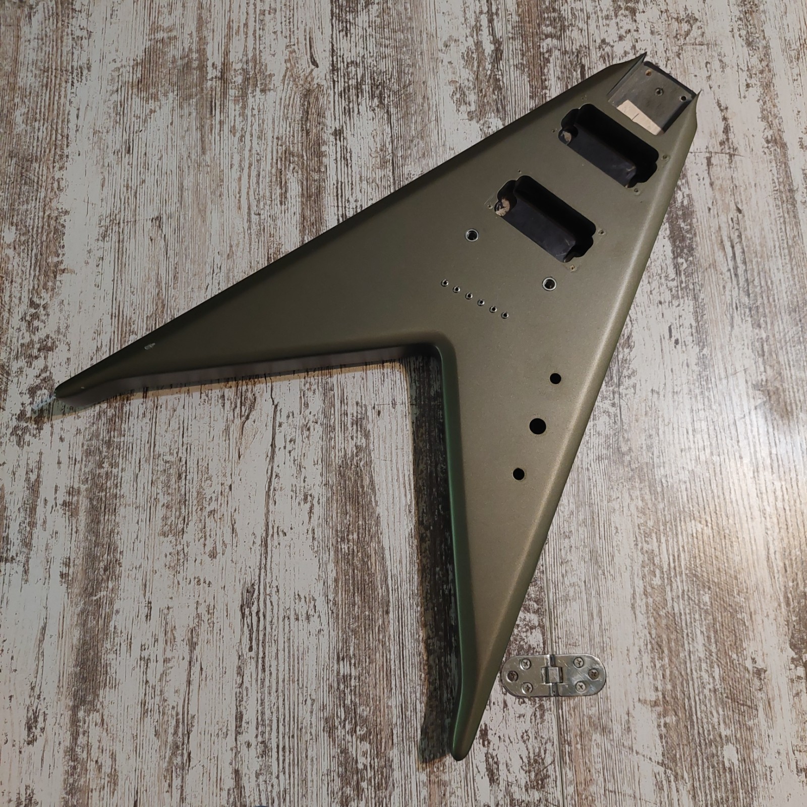 BC Rich JRV Flying V Project Body Husk String Thru 24 frets/ 25.5″ Scale