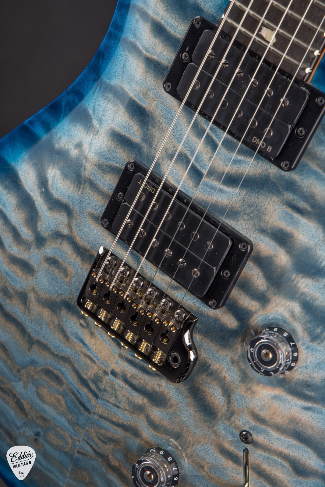 PRS Custom 24 Artist Top – Faded Indigo Blue Burst