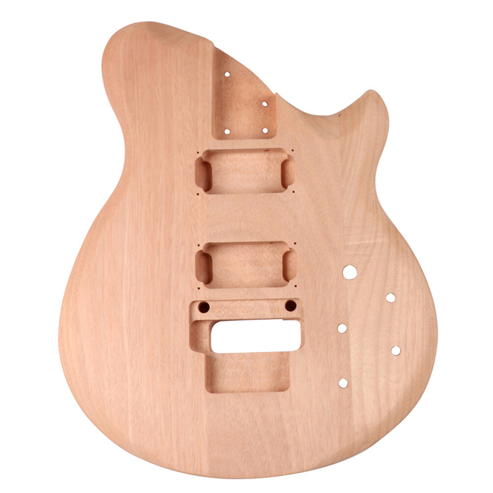 DIY Electric Guitar Beginner Kit Mahogany Body Maple Neck Rosewood Fingerboard