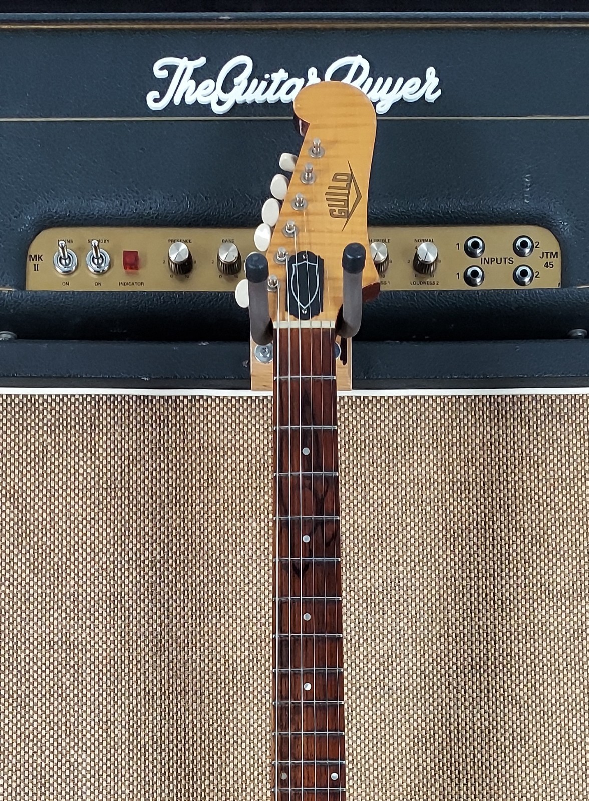 Guild S-50 Jet Star 1966 RARE Flamed Maple Headstock 100% Original (355)