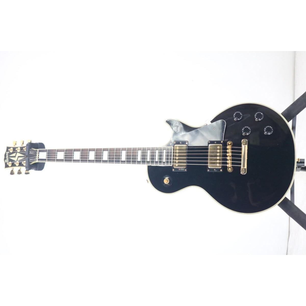 BURNY RLC-70 60 Used Mahogany body Black w/Soft case