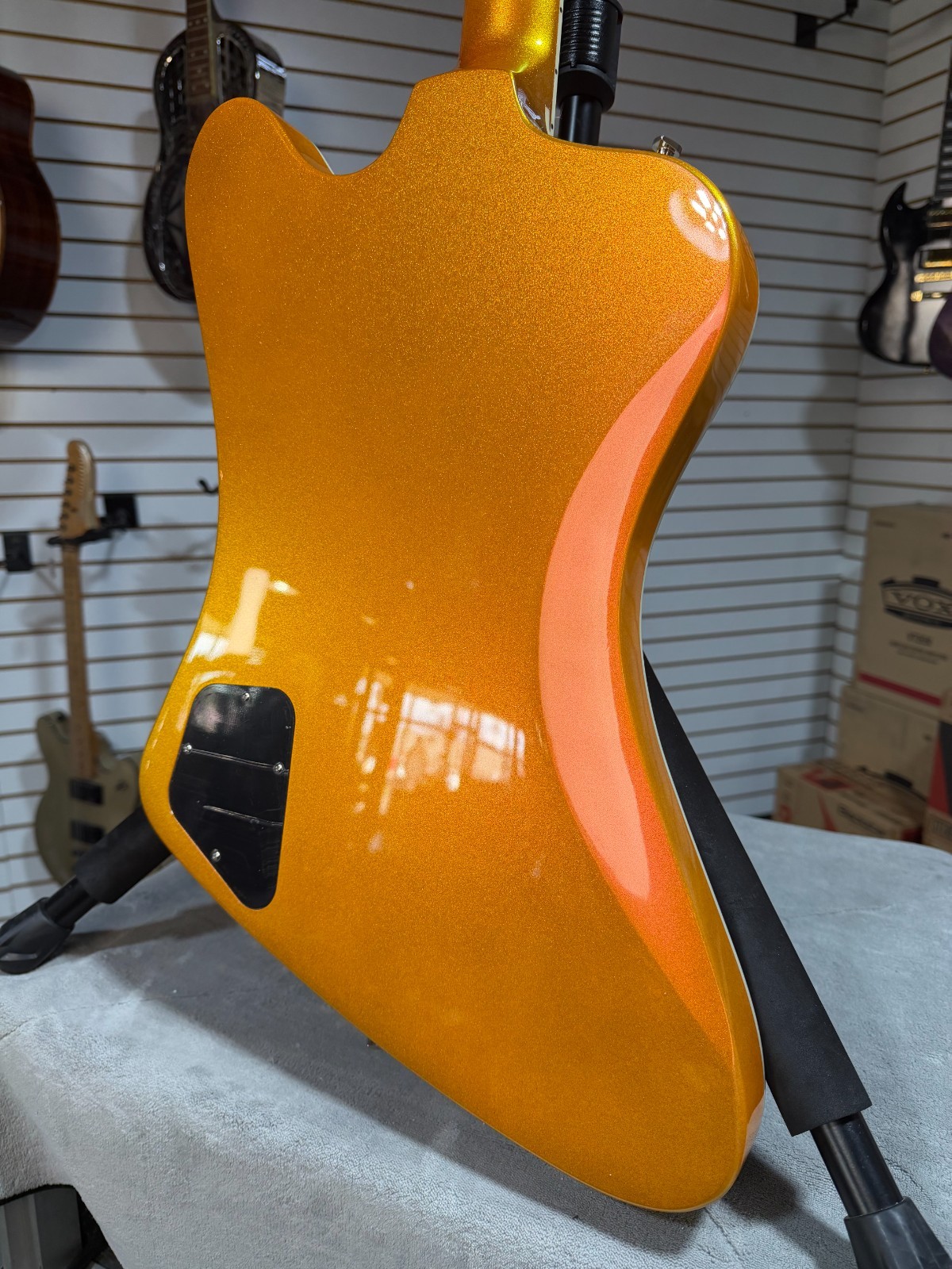 Epiphone Futura Firebird Custom – Firestorm Shift w/Gig Bag & PLEK*D #490