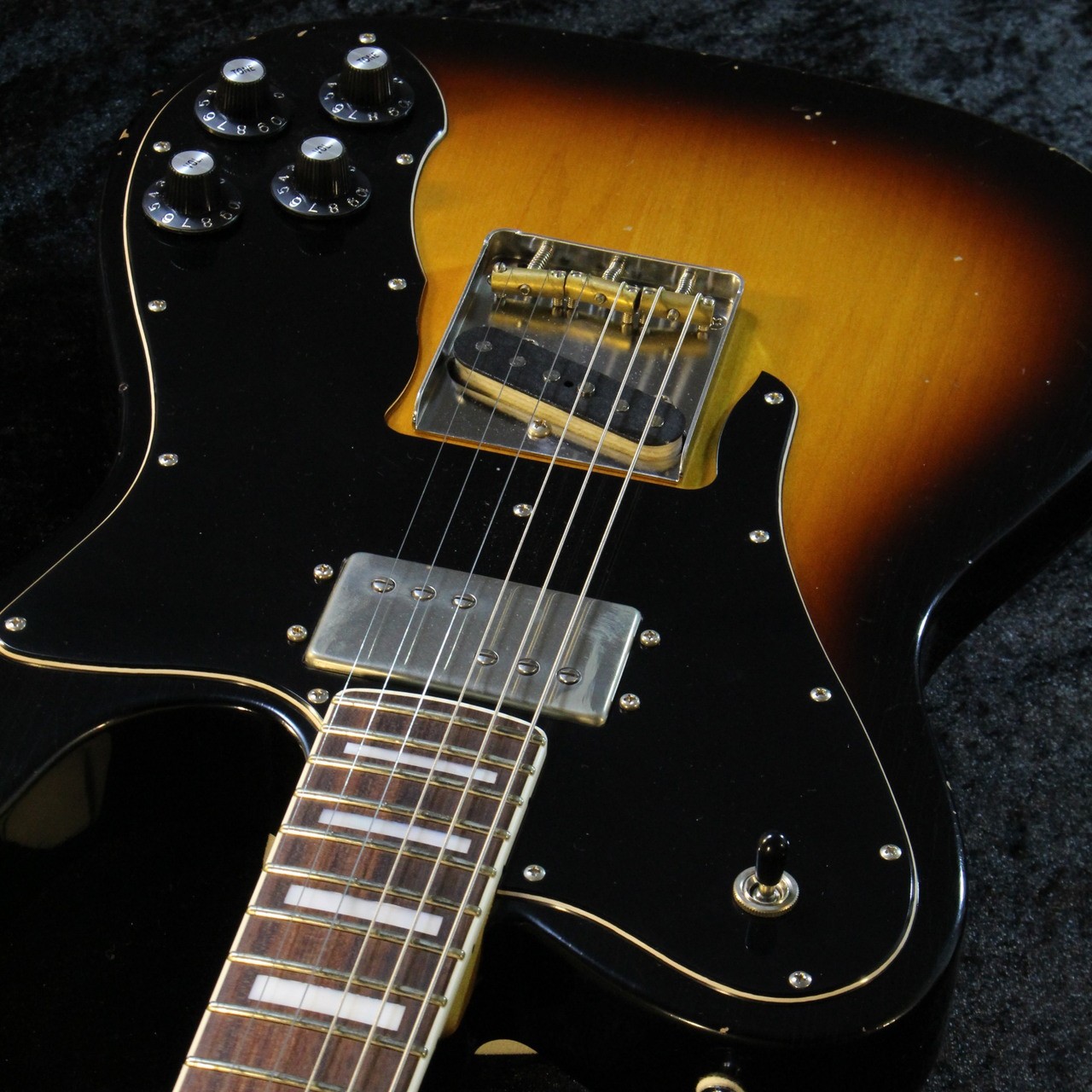 Black Smoker TRAD MASTER DELTA-S WHS Faded 3-Tone Sunburst Medium Aged #GG1c2