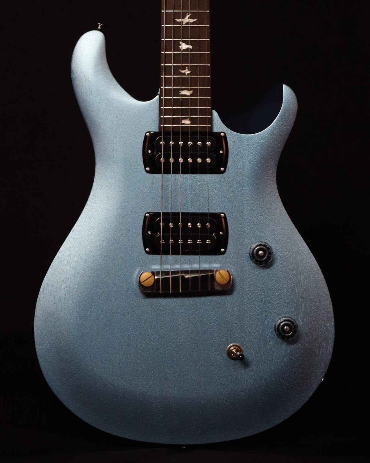PRS SE CE24 Standard Stoptail Satin, Ice Blue Metallic