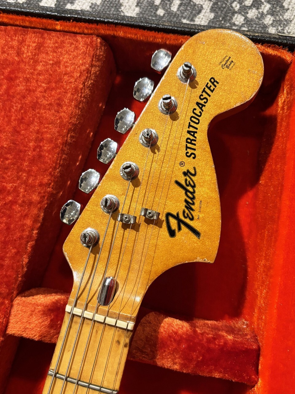 Fender 1976 Stratocaster Black Electric Guitar w/Original Hard Case